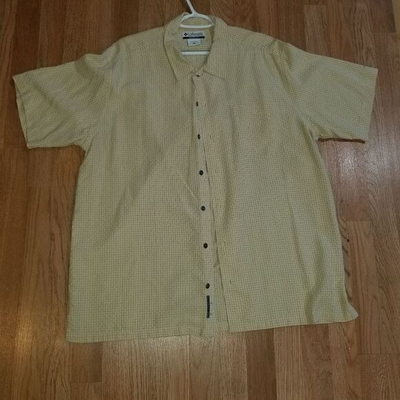 Columbia sports shirt tan XL - Picture 1 of 9